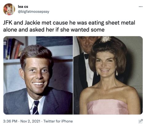 jfk sheet metal meme|jackie kennedy meme.